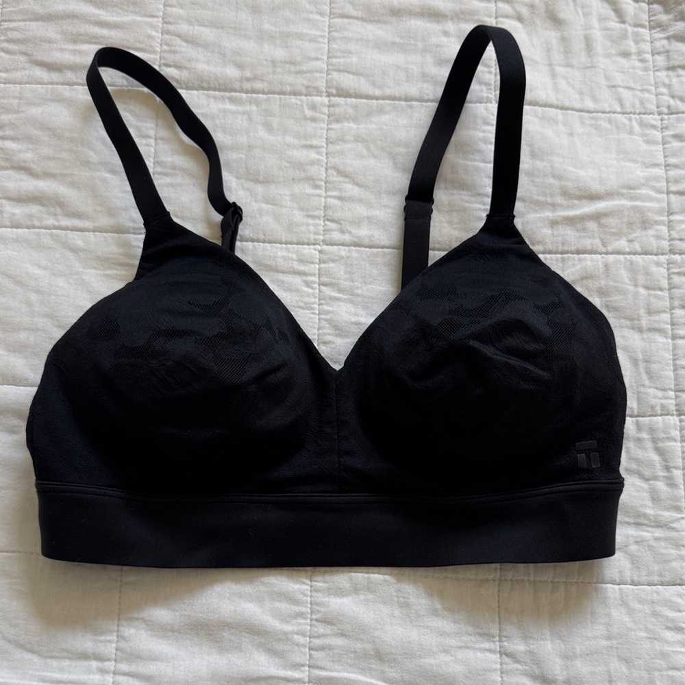 Tommy John Black Wireless Bra